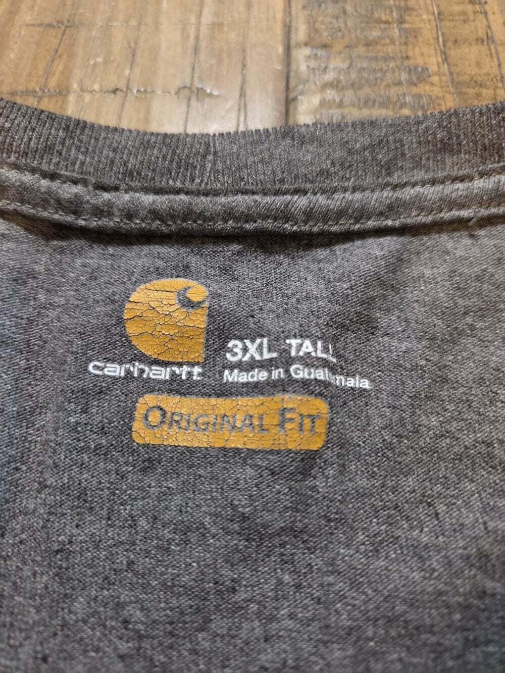 Carhartt Longsleeve Tshirt With Sleeves Logo Size 3XLT (Flaw) - Picture 3 of 9